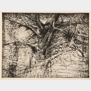 Michael Mazur (American, 1935-2009) Tree, Norfolk