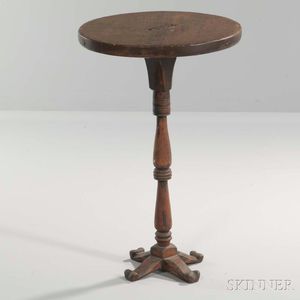 Pine and Cherry Candlestand