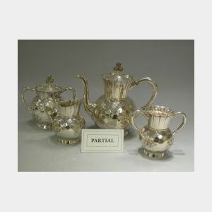 Rogers Smith Seven-Piece Aesthetic Silver Plated Tea and Coffee Service.
