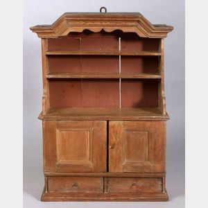 Swiss Country Pine Miniature Hanging Hutch