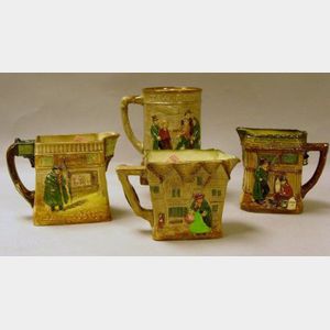 Three Royal Doulton Dickens Jugs and a Mug