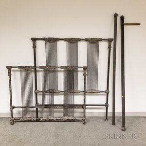 Cast Iron Rod-back Bed