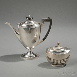 Two Victorian Sterling Silver Tea Wares