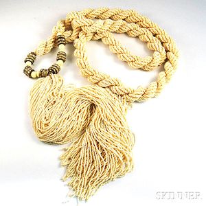 Long Seed Pearl Rope Necklace