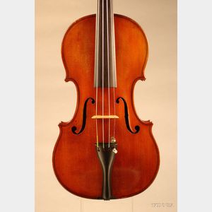 English Violin, Probably Alfred Langonet for W.E. Hill and Sons, 1920