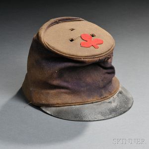 McDowell-style Federal Forage Cap with 2nd Corps Badge