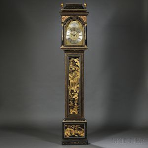 Thomas Hutchinson Japanned Tall Clock