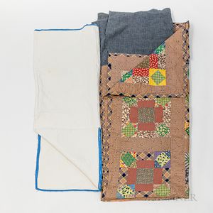 Two Appliqued Cotton Quilts