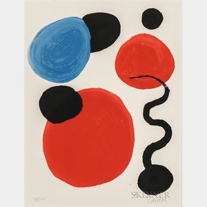 Alexander Calder (American, 1898-1976) Untitled (Disks and Pollywog)