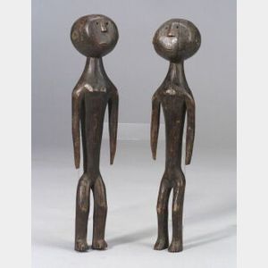 Two African Carved Wood Figures