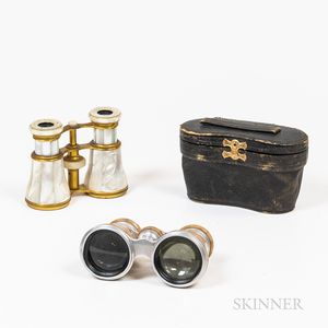 Two Pairs of Mother-of-pearl-clad Opera Glasses