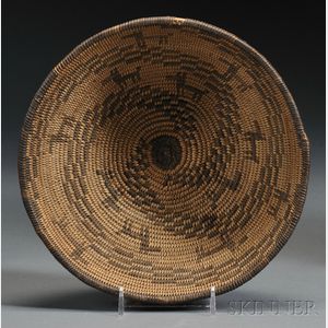 Small Apache Pictorial Basketry Bowl
