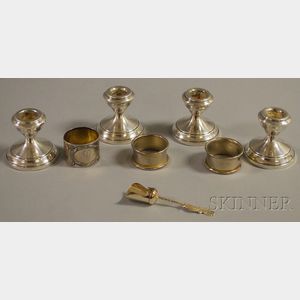 Small Group of Sterling Silver and Silver-plated Articles