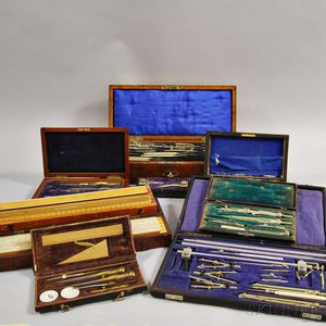 Collection of Architecture Drafting Instruments