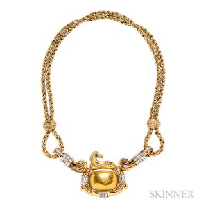 18kt Gold and Diamond Necklace, Chaumet