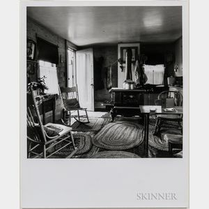Walker Evans (American, 1903-1975) Kodak #1 Camera in Living Room with Stove, New England