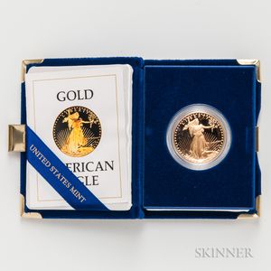 1986 $50 American Gold Eagle Proof. 