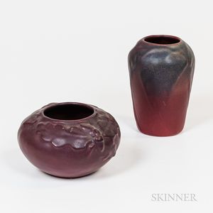 Two Van Briggle Art Pottery Vases