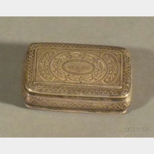 George III Silver Snuff Box