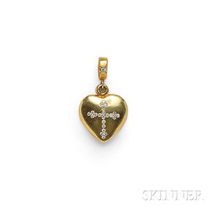 18kt Gold and Diamond Pendant, Loree Rodkin