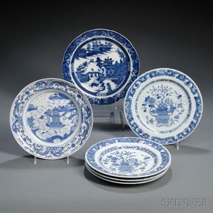 Six Porcelain Plates