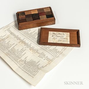 Wood Sample Box