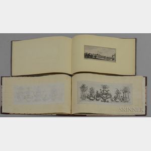 Two Scrapbooks with Prints by or After Stefano della Bella (Italian, 1610-1664) Book One: Stefano della Bella, A Set of Six Fanciful De