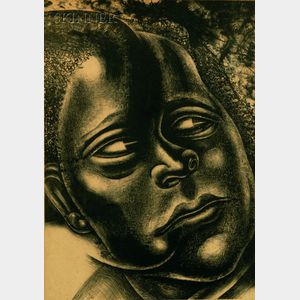 David Alfaro Siqueiros (Mexican, 1896-1974) Negra