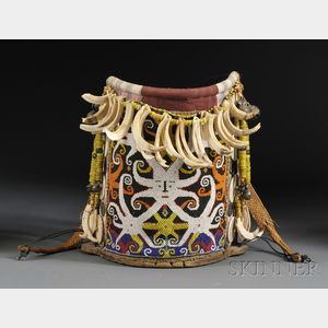 Dayak Wood Basketry Baby Carrier