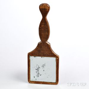Carved Hand-held Mirror