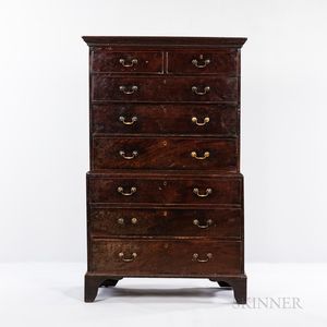 George III Mahogany Chest-on-chest