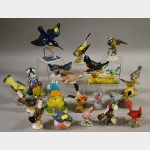 Collection of Ceramic Bird Figures