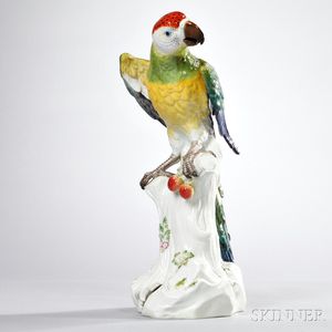 Meissen Porcelain Parrot