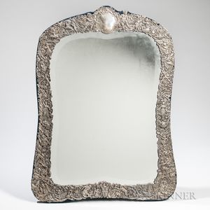 Sterling Silver-mounted Mirror Frame
