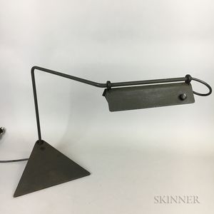 Koch & Lowy Enameled Metal Desk Lamp. 