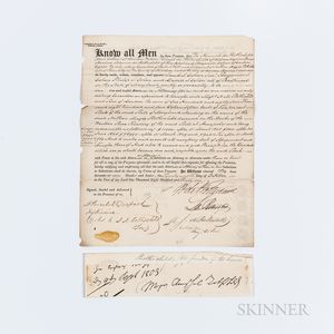 Rothschild Family Document Signed, London, U.K., 28 October 1836.