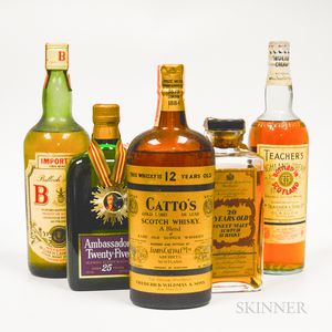 Mixed Scotch, 5 bottles