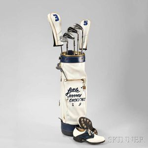 Little Jimmy Dickens Golf Clubs, Bag, and Shoes