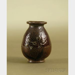 Martin Brothers Glazed Stoneware Miniature Vase