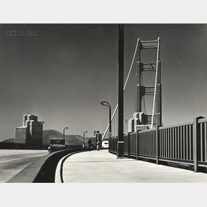 Will Connell (American, 1898-1961) Golden Gate Bridge