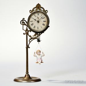 Ansonia Jumper No. 1 Bobbing Doll Clock