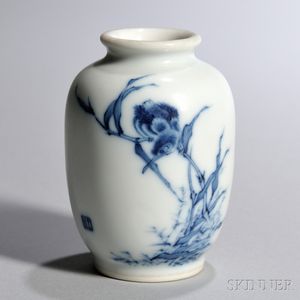 Small Blue and White Vase