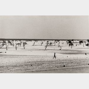 Sebastião Salgado (Brazilian, b. 1944) Site of the Now Dried Lake Faguibine, Mali