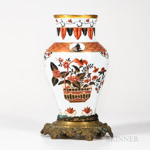 Bronze-mounted French Porcelain Vase