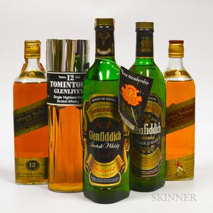 Mixed Scotch, 9 bottles
