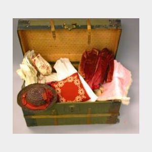 Doll Trunk and Clothing