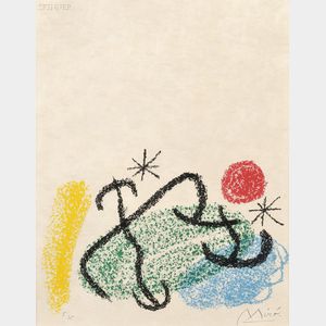 Joan Miró (Spanish, 1893-1983) Plate