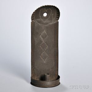 Tinned Sheet Iron Wall Sconce