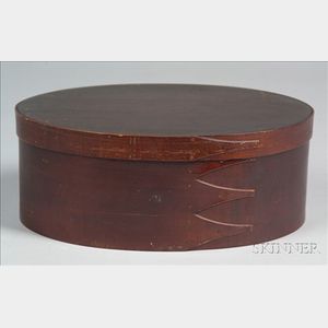 Shaker Covered Oval Storage Box