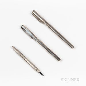 Three sterling Silver Pens